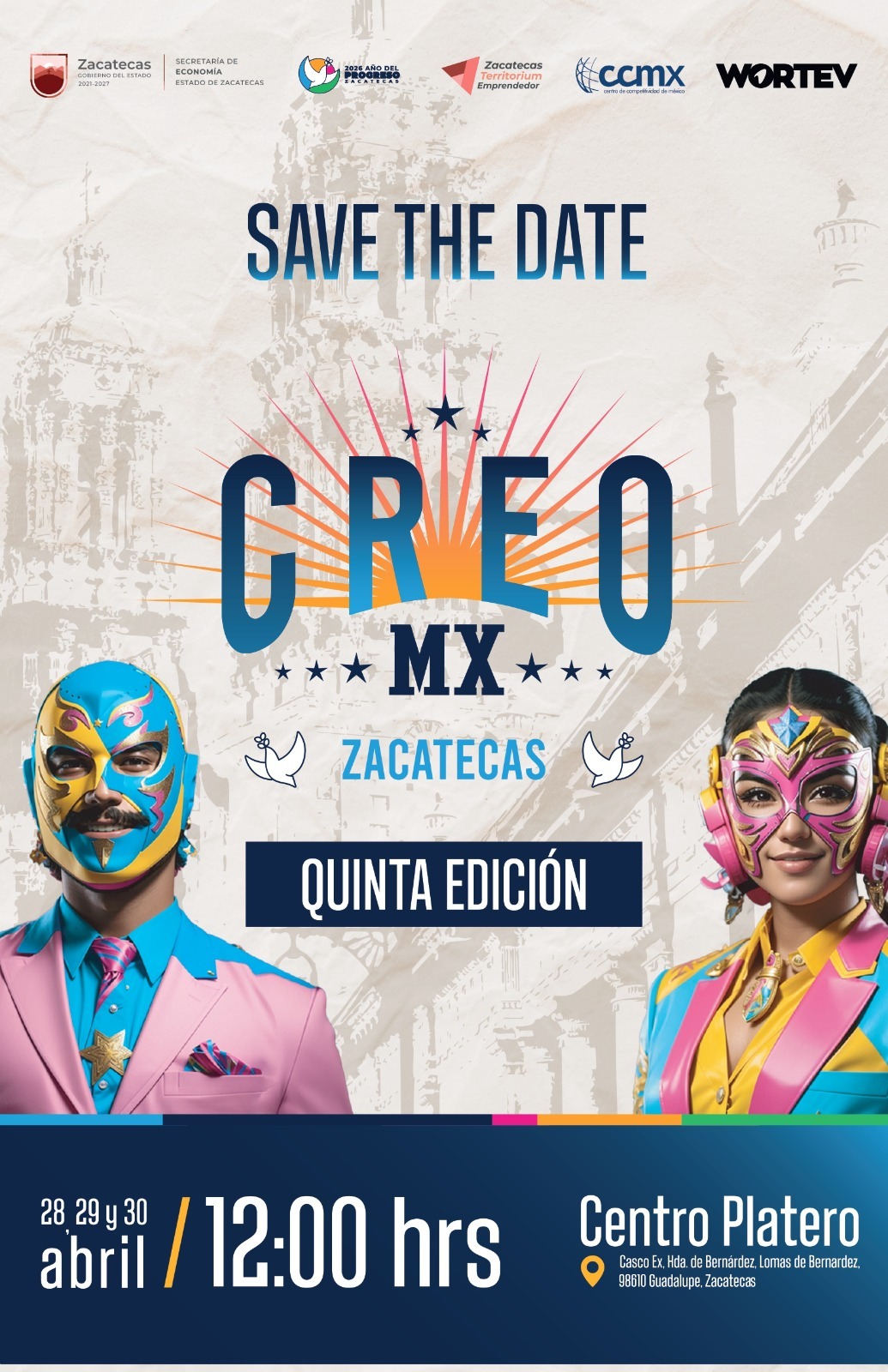 Anuncia Gobierno de Zacatecas quinta edición de CREO MX para emprendedores