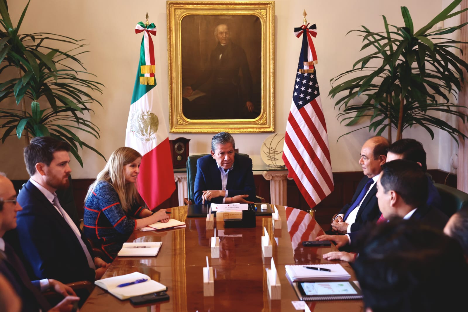 Fortalece Gobernador David Monreal lazos de cooperación bilateral con autoridades estadounidenses