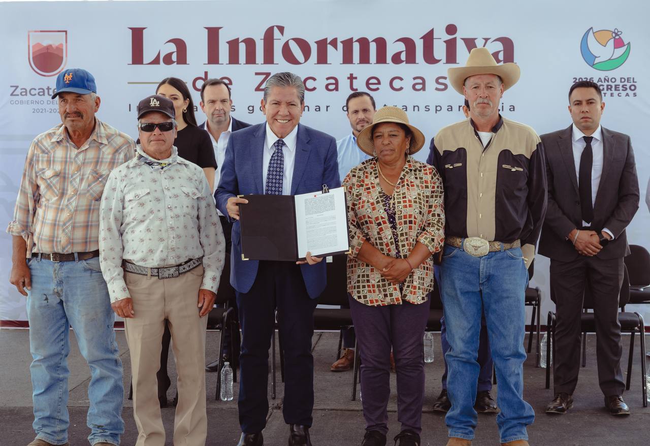 Refrenda Gobernador David Monreal compromiso por consolidar la paz y la tranquilidad de las comunidades zacatecanas