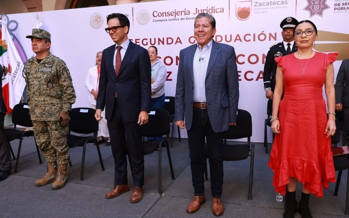 Encabeza Gobernador David Monreal ceremonia de la Segunda Graduación del Programa Reconecta con la Paz en Zacatecas