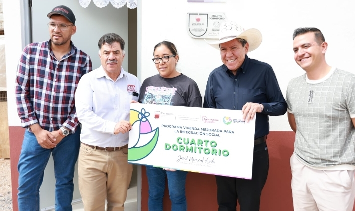 Mejora Gobernador David Monreal condiciones de vivienda para familias de Morelos