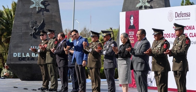 Entregan constancias a soldados del Servicio Militar Nacional que concluyeron con su instrucción