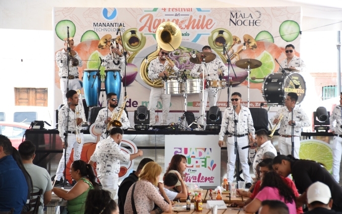 Genera 4to Festival del Aguachile y la Banda, importante derrama económica en Guadalupe