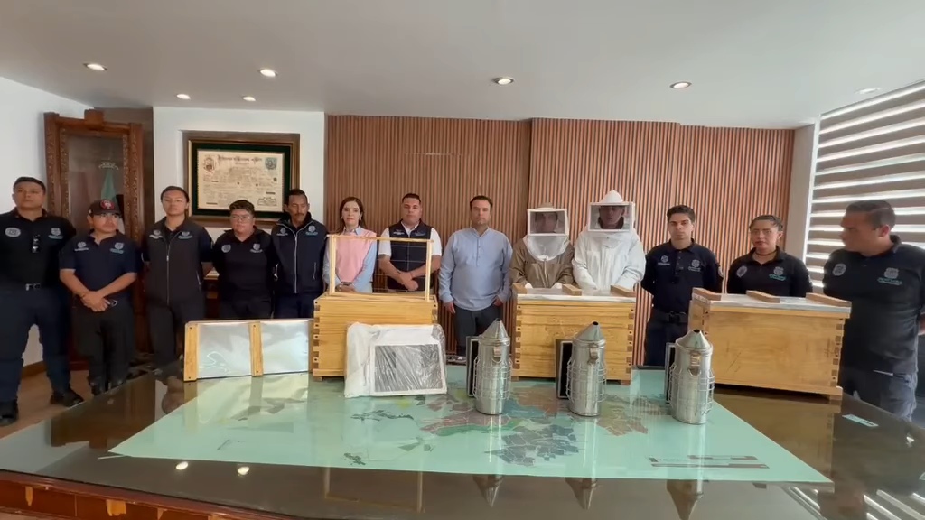 Protección Civil de Zacatecas recibe nuevo equipo para atender reportes de abejas y avispas
