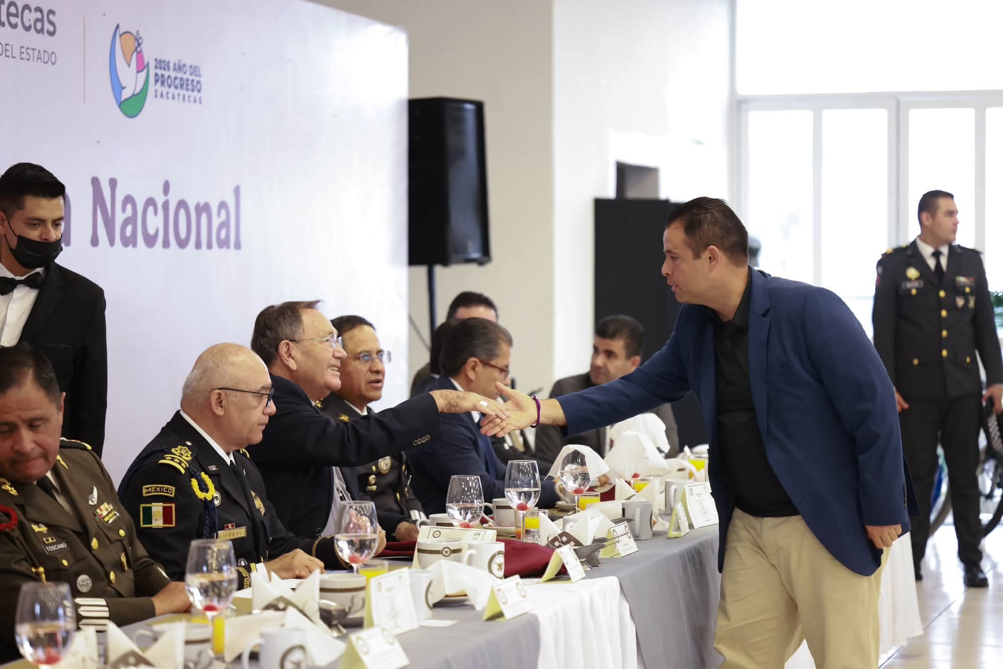 Miguel Varela reconoce la labor de la Guardia Nacional en su séptimo aniversario