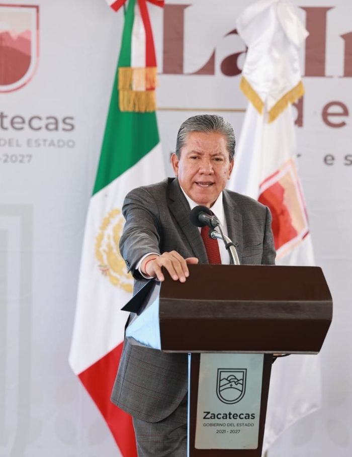 Destaca Gobernador David Monreal recuperación de presas con almacenamiento promedio superior al 61%