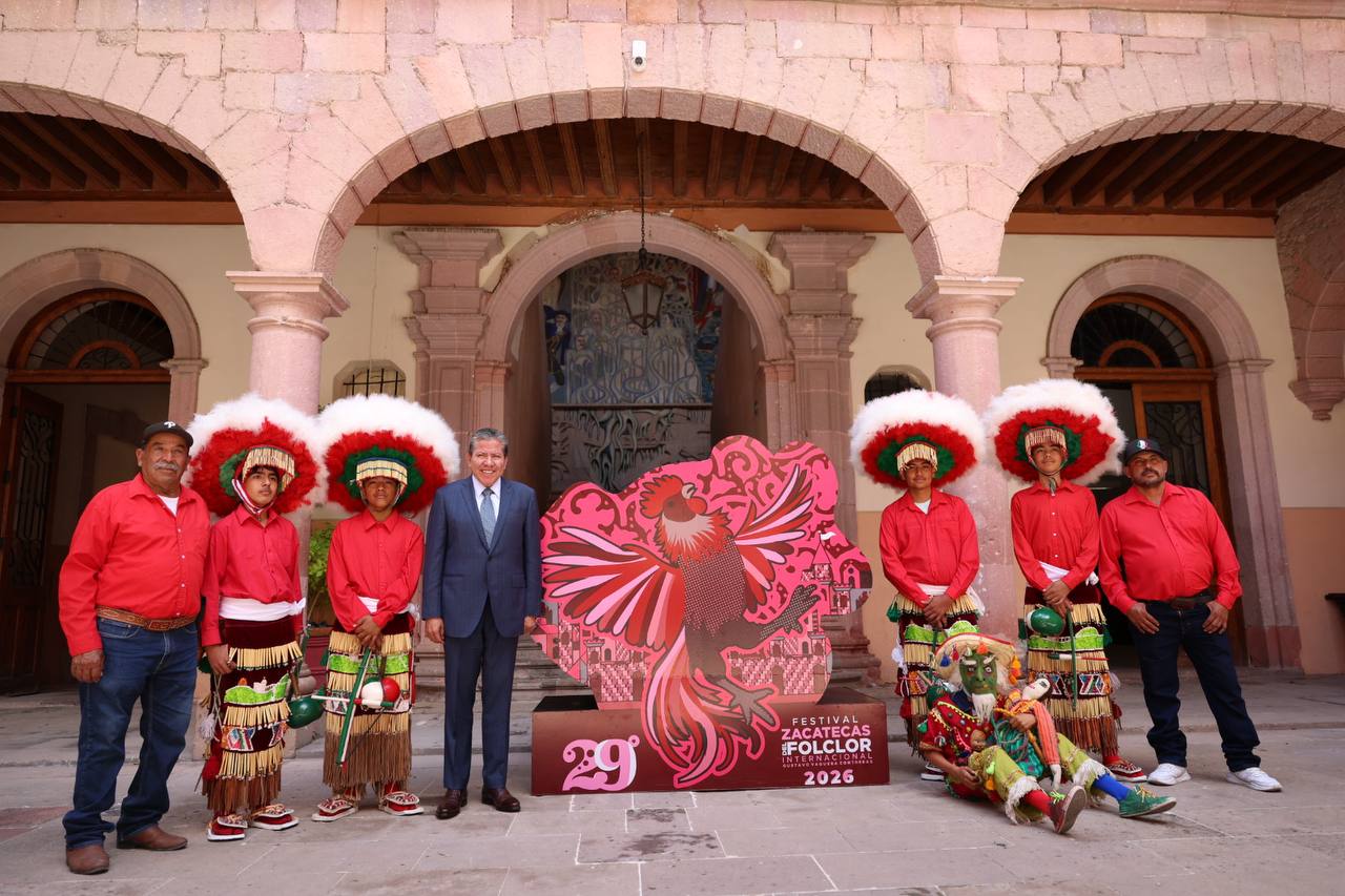 Presenta Gobernador David Monreal edición 29 del Festival Zacatecas del Folclor Internacional «Gustavo Vaquera Contreras»