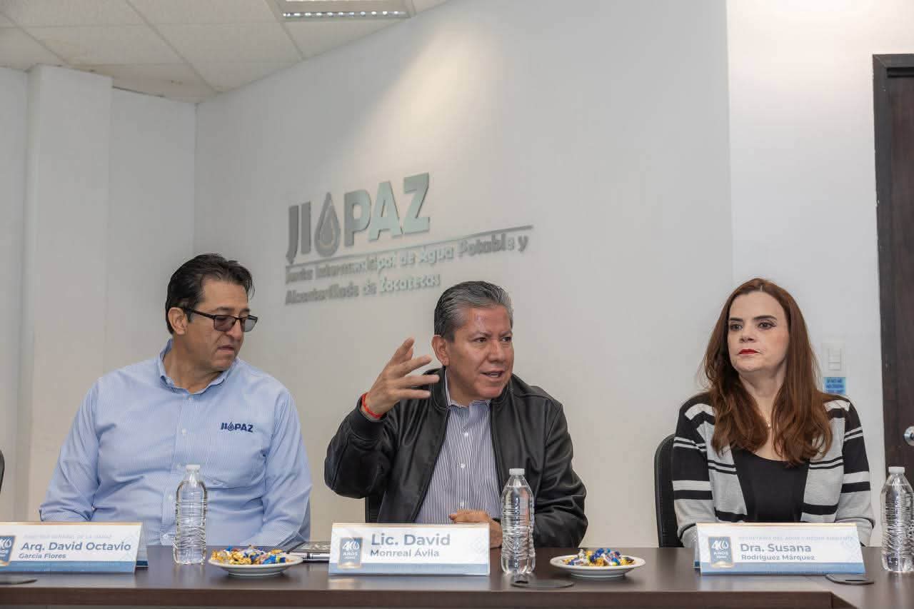 Destaca Gobernador David Monreal avances en agua potable y proyectos hídricos para Zacatecas&nbsp;